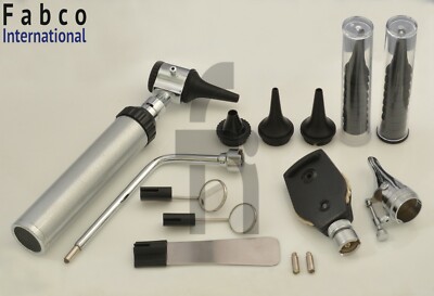 ENT(Ear,Nose,Throat) Diagnostic Otoscope Ophthalmoscope Set With Hardcase
