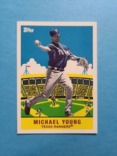 MICHAEL YOUNG 2007 TOPPS FLASHBACK FRIDAYS BASEBALL CARD # FF17 G3997