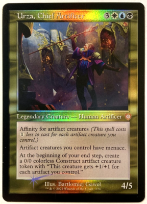 MTG Urza, Chief Artificer *FOIL* The Brothers' War Commander 02/36 NM