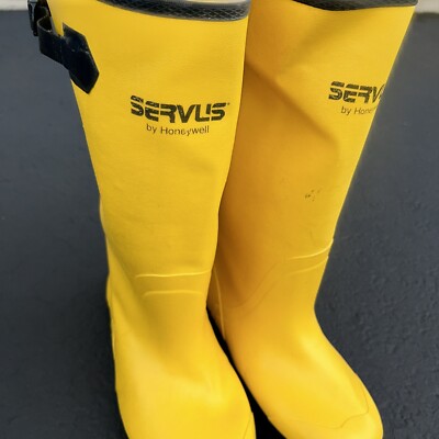 SERVUS By Honeywell Fishing Rain Rubber Boots Waterproof Size 13