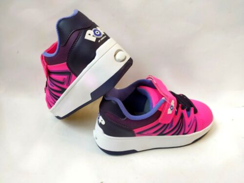 Pop Burst Heelys Shoes Pink/Purple/Blue Shoe with Rolls Heelies Sneakers Sz 31 - Picture 1 of 7