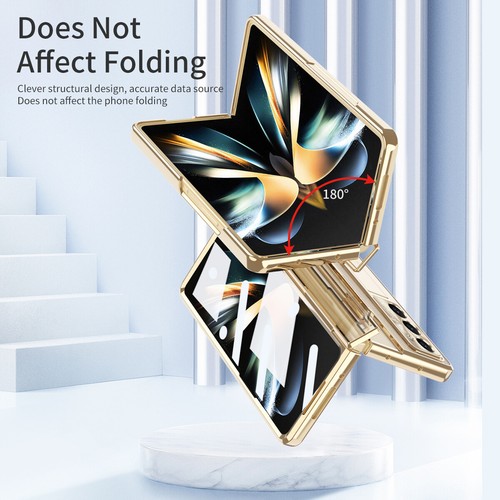 Stoßfeste durchsichtige Beschichtung Scharnier Ständer Hülle für Samsung Galaxy Z Fold 6 5 4 3 - Bild 38 von 62