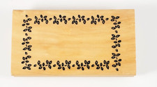 Anita's Wood Mounted Rubber Stamp Flower Border