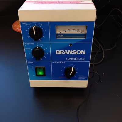 Branson Digital Sonifier 250 with 30 day warranty