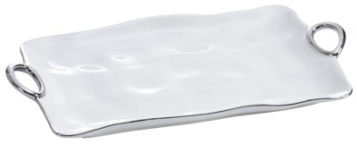 PAMPA BAY Schale HANDLE WITH STYLE Servierschüssel, Porzellan, 44,5 x 24,1 cm