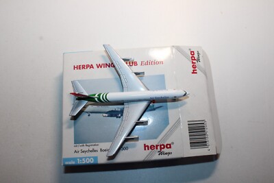 Herpa Wings 1:500 Flugzeug 512053 Boeing 707-300 Air Seychelles Clubmodell 3 OVP