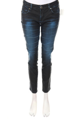 roccobarocco Coated Skinny-Jeans W29 denim blue