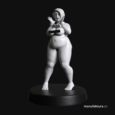 Curvy BBW Slave Girl 145 - 28mm Scale Resin Miniature by Manufaktura Miniatures