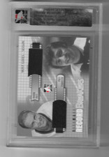 BOBBY HULL 2006-07 IN THE GAME ULTIMATE DUAL PATCH SILVER SP /25 BLACKHAWKS