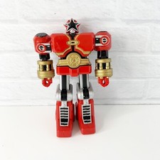 Mighty Morphin Power Rangers 1996 Zord Zeo Red Battlezord Bandai Figure 5"