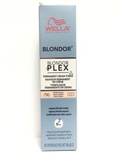 Wella Blondor Plex Permanent Cream Toner /96 Sienna Beige, 2 oz