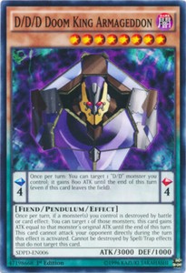 D/D/D Doom King Armageddon - SDPD-EN006 - Common - 1st Edition x3 - Near Mint