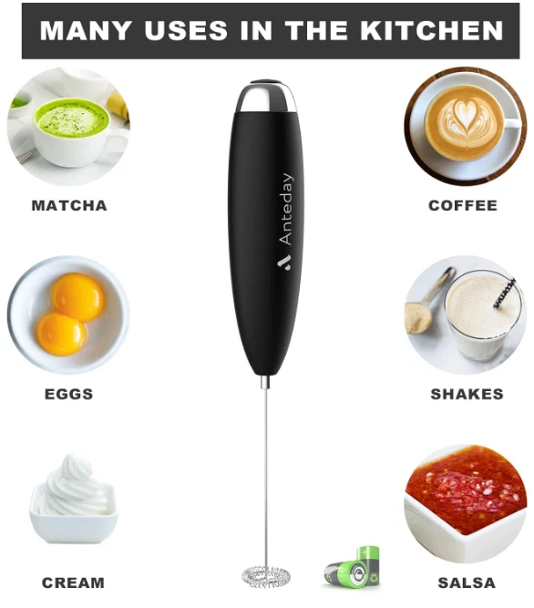 Milk Frother, Frother for Coffee, Frother Handheld, 2024 Upgrade Matcha Whisk