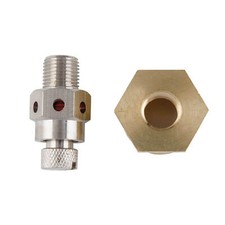 1 x Auto 1/8 in Air Vent With Brass 1/2'' Bush Hot Cold Water Central Heating