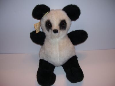 NWT Handmade Heritage Artisans Plush Stuffed Panda Bear 17''