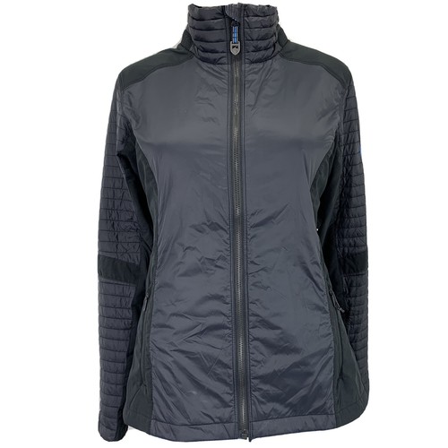 The Mountains Black Puffer Jacket Sz 