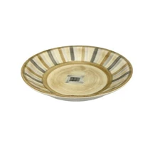 Libbey Monterrey Soup Cereal Bowl 8.5" Tan Gray Strips