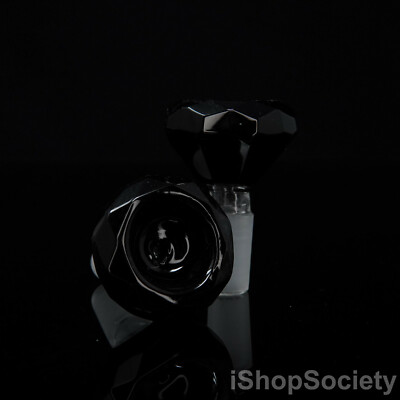 2.5'' Black Diamond Slide Bowl 14mm Water Pipe Hookah Head Piece Thick Bowl