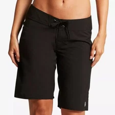 Volcom Simply Solid Tie-Waist Board Shorts Black Size 3 7 NWT
