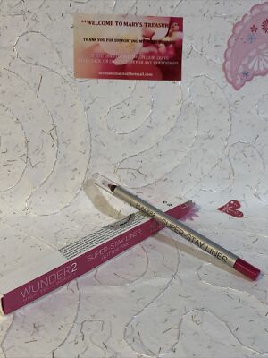 WUNDER2 SUPER-STAY LINER Makeup Lip-liner Pencil, Glitter Pink!