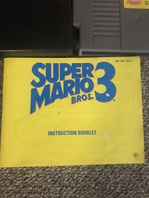 Super Mario Bros 3 With Nintendo Sleeve And Instruction Booklet Tested NES