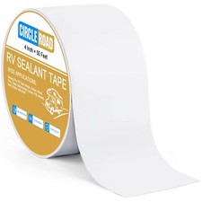 RV Roof Tape White, 4 Inch X 50 Feet RV Repair Sealant Tape, Stop Camper Roof