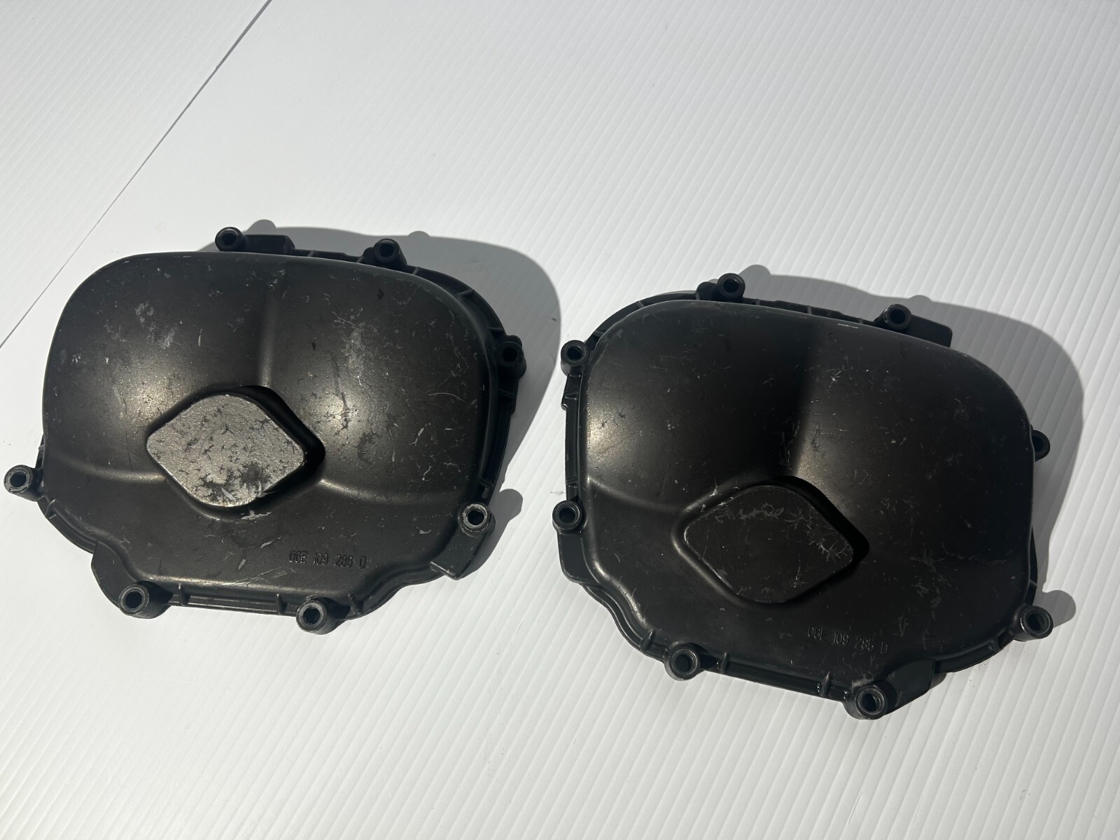 2003-2008 LAMBORGHINI GALLARDO OEM LEFT & RIGHT CYLINDER HEAD CAPS