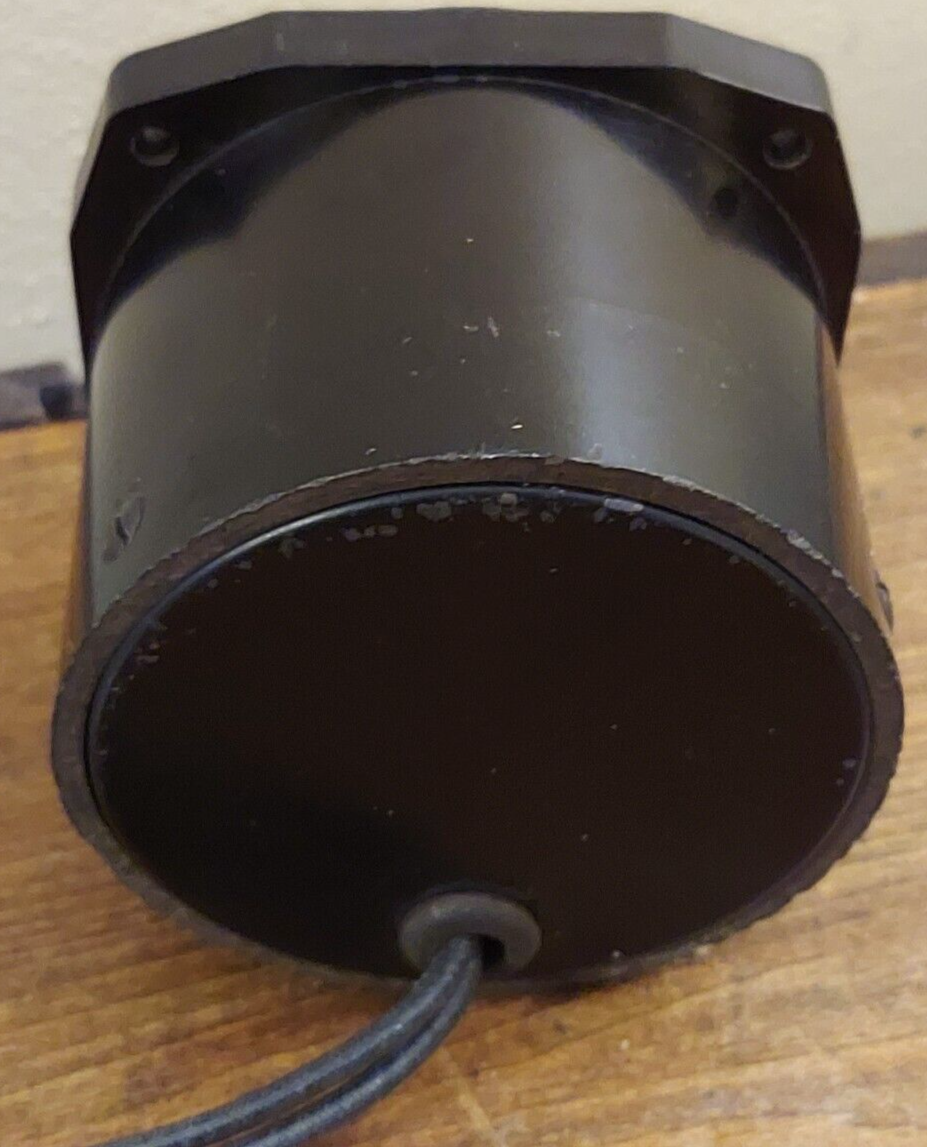 Vintage Military Aircraft Cockpit Clock Aviation Unmarked Airplane Dash