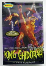 King Ghidorah Godzilla Monster Aurora Toys Kit Factory Sealed
