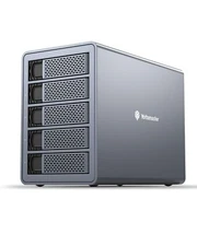 Yottamaster 5 Bay External Hard Drive Enclosure, 150W Aluminum USB3.0 3.5" HD...