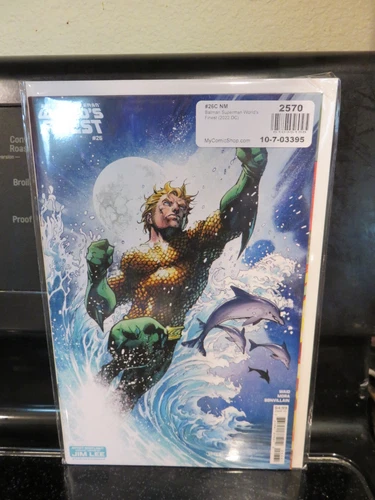Batman Superman World's Finest #26C Aquaman Cover by Jim Lee Art by Dan Mora
