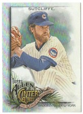 Rick Sutcliffe 2022 Allen &amp; Ginter Hot Box Foil Parallel High Number SP #347