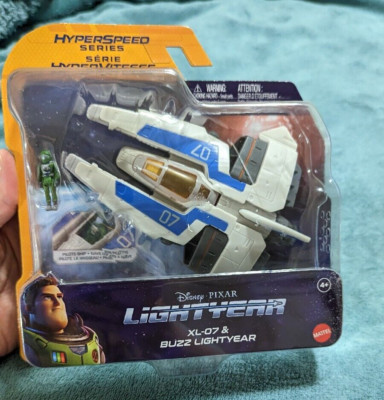 Disney Pixar Lightyear XL-07 & BUZZ Pilot Space Ship Hyperspeed Series ...