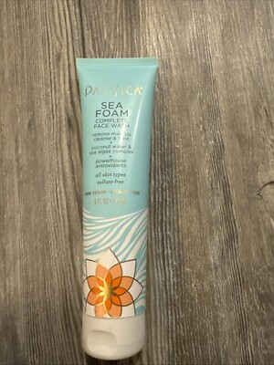 Pacifica Sea Foam Complete Face Wash 5 FL OZ/ 147 ML Remove Makeup (1 PC)
