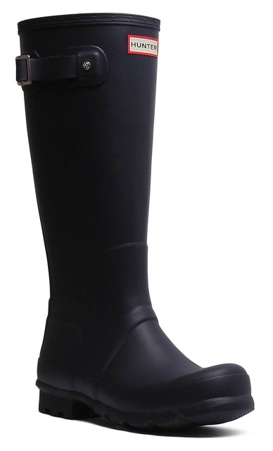 navy blue hunter boots