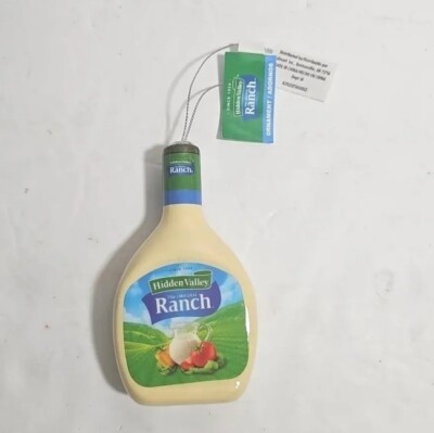 RUZ HIDDEN VALLEY RANCH Dressing Bottle Christmas Ornament 4.5 New With  Tag | eBay