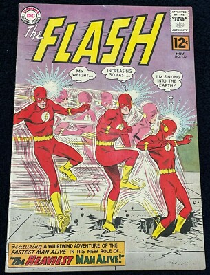The Flash #132 (Nov 1962)   The Heaviest Man Alive   DC Comics Comic Book