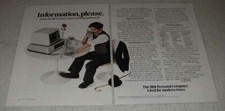 1983 IBM Personal Computer Ad - Information, Please