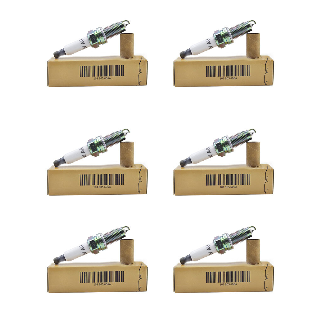 For Volkswagen Touareg EOS R32 for Audi TT A3 V6 3.2L 6Pcs Spark Plug