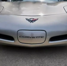 VINYL: MATTE BLACK LETTERS FOR C5 CORVETTE 97-2004 FRONT + REAR US MADE