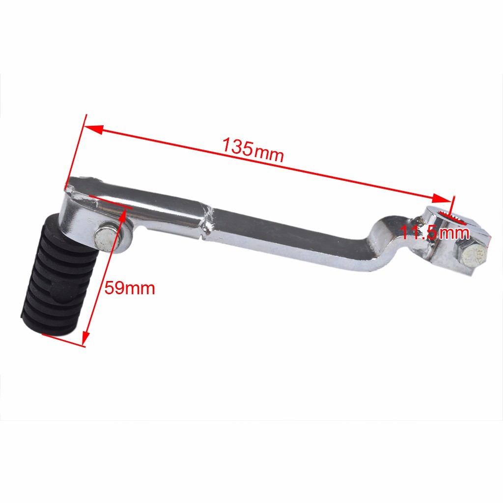 11mm Gear Shift Shifter Lever Aluminum Alloy Rubber Replacement - Foto 13
