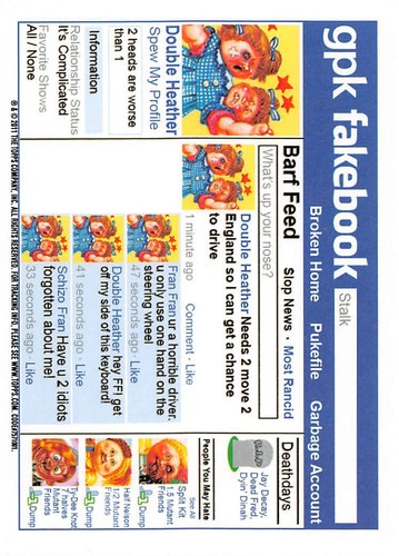 GARBAGE PAIL KIDS 2011 FLASHBACK SERIES 2 PICK-A-CARD YELLOW BASE STICKERS TOPPS - Picture 11 of 321