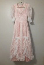 Vintage 80's Prom Dress/ Evening Gown Jessica McClintock For Gunne Sax