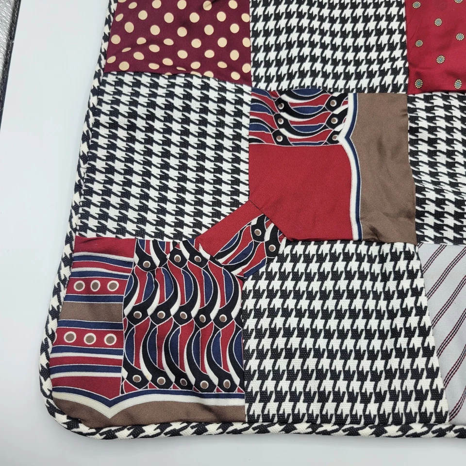 Funda de almohada vintage hecha a mano de 16" cuadrada recuperada para hombre Foto 3 de 4