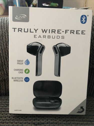 iLive IAEBT449B Truly Wire-Free Earbuds 