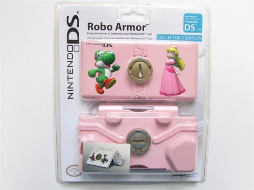 Lot of 2 Nintendo DS Lite NDSL Yoshi Princess Peach Robo Armor Case Skin Mario - Picture 4 of 5