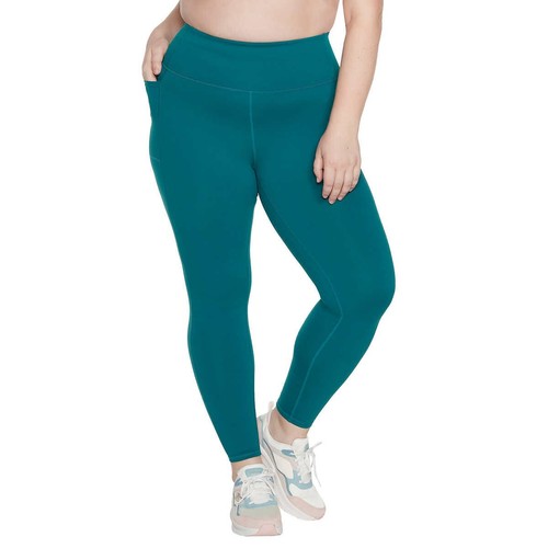 Women's Skechers Go Walk Green High Waisted Leggings Size Medium - Picture 4 of 15