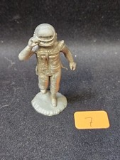 Vintage 1960s Marx Operation Moon Base Astronaut Silver Plastic PlaySet Figure 7