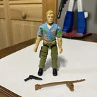 VINTAGE 1980'S HASBRO GI JOE CHUCKLES ACTION FIGURE COMPLETE ORIGINAL-NEW O RING