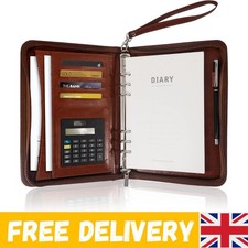 A5 Clipboard Folder With 120 Note Paper And 6-Ring Binder, Waterproof Business